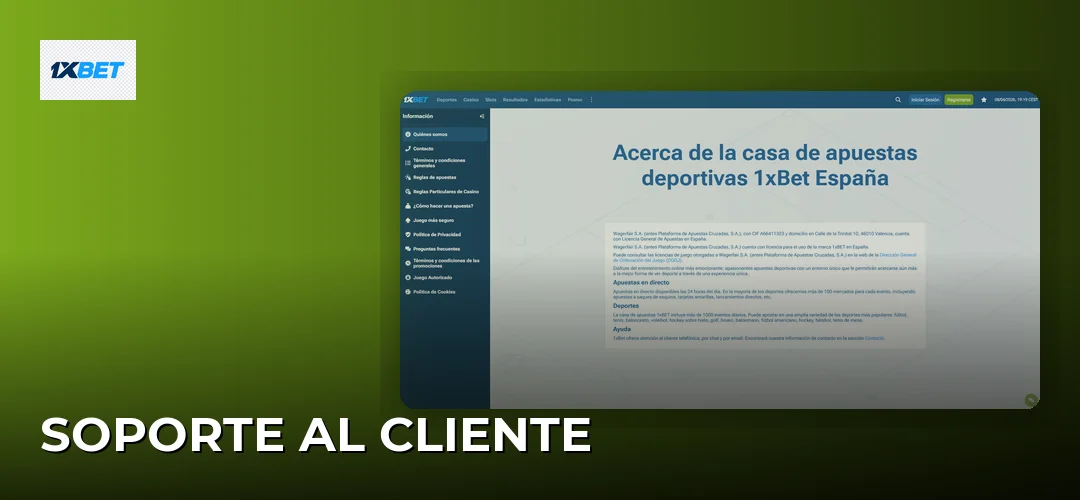 Soporte al Cliente